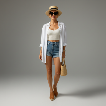 Ibiza-Inspired Boho Blouse