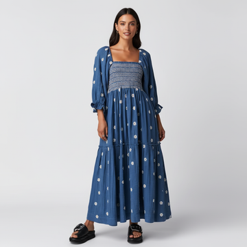 Gladys Puff Sleeve Dress