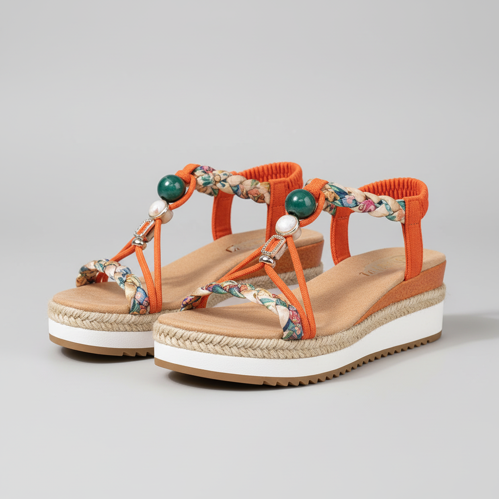 Braided Platform Summer Sandals