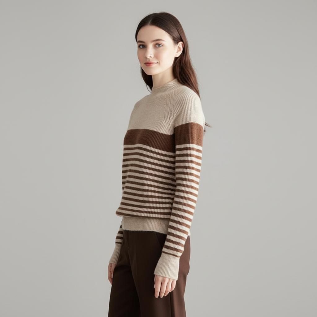 Fern Stripes Sweater