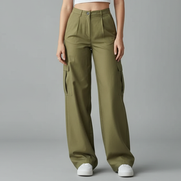 Straight Leg Utility Pocket Cargo Pants