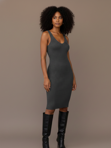 Janice Sleeveless Sweater Dress