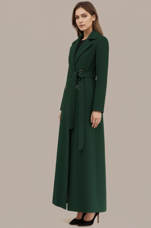 Tianna Turndown Collar Coat