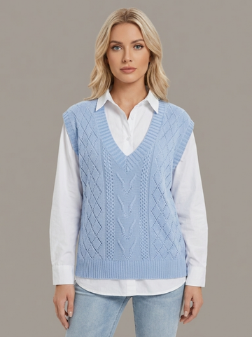 Stella Knitted Vest Sweater