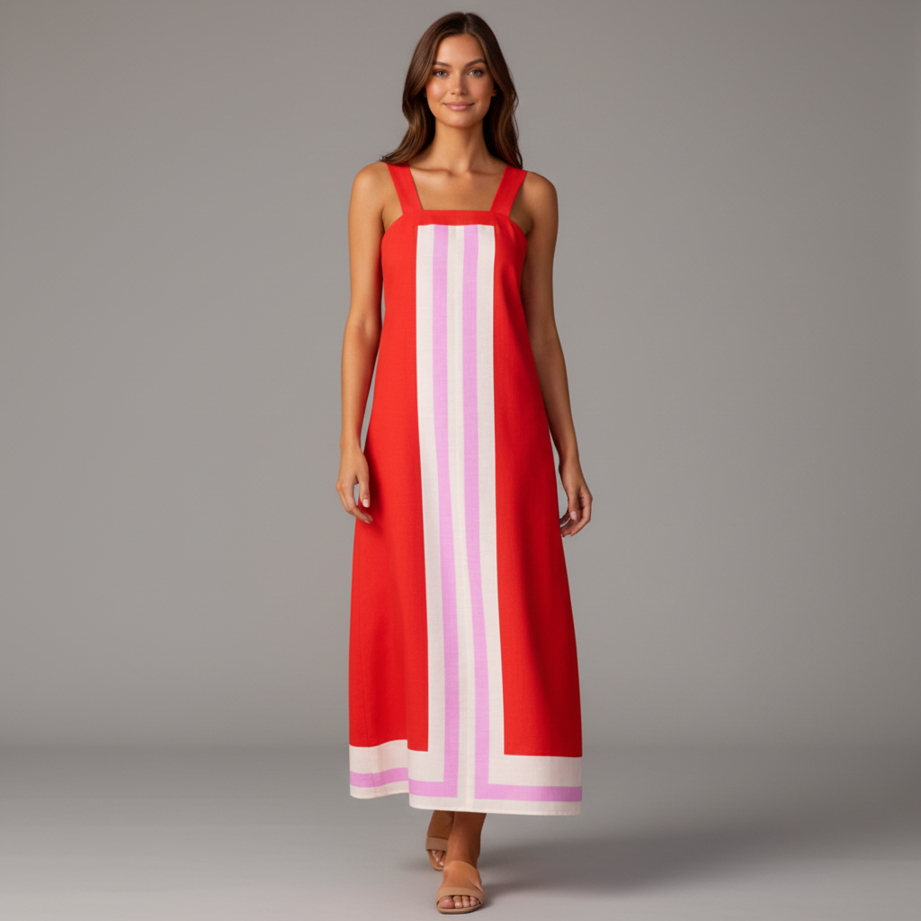 Striped Cotton Sundress