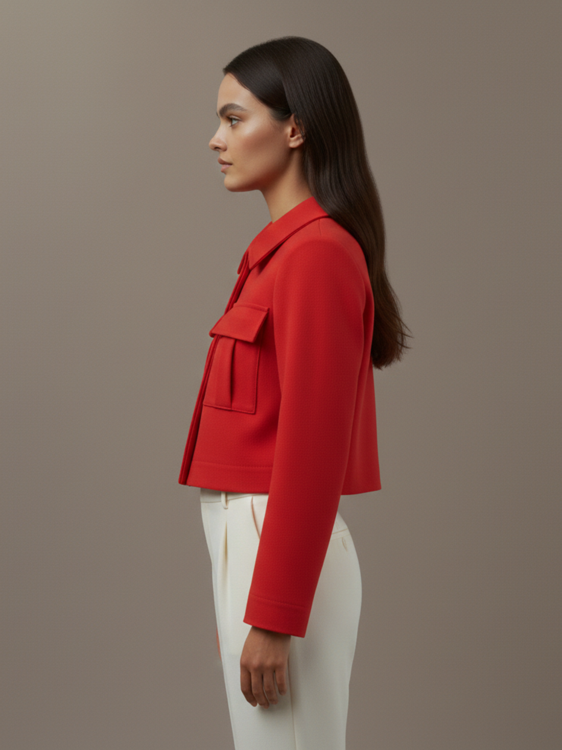 Structured Pocket Utility Jacket