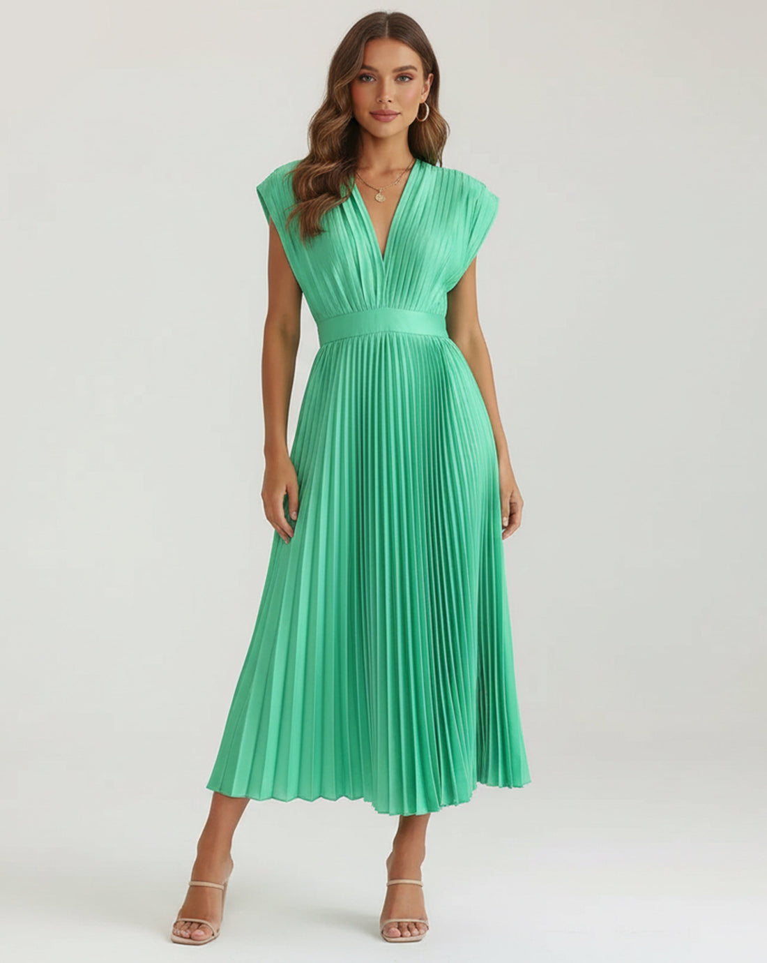 Adelai Elegant Midi Dress