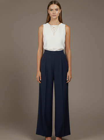 High Waist Wide Leg Palazzo Pants