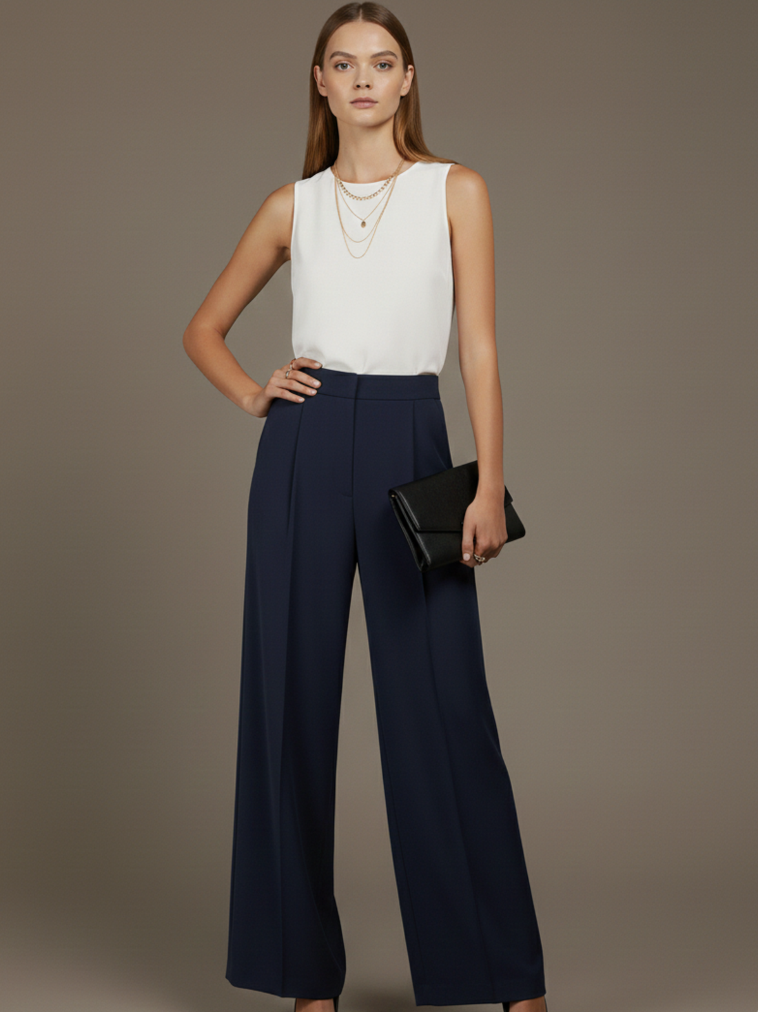 High Waist Wide Leg Palazzo Pants