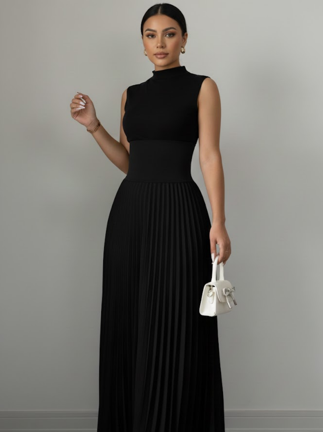 Sienna Black Boho Maxi Dress
