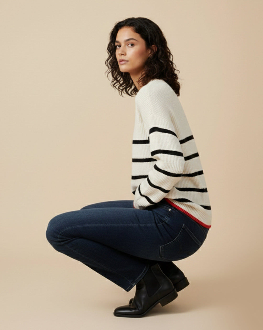 Jean Knitted Long Sleeves