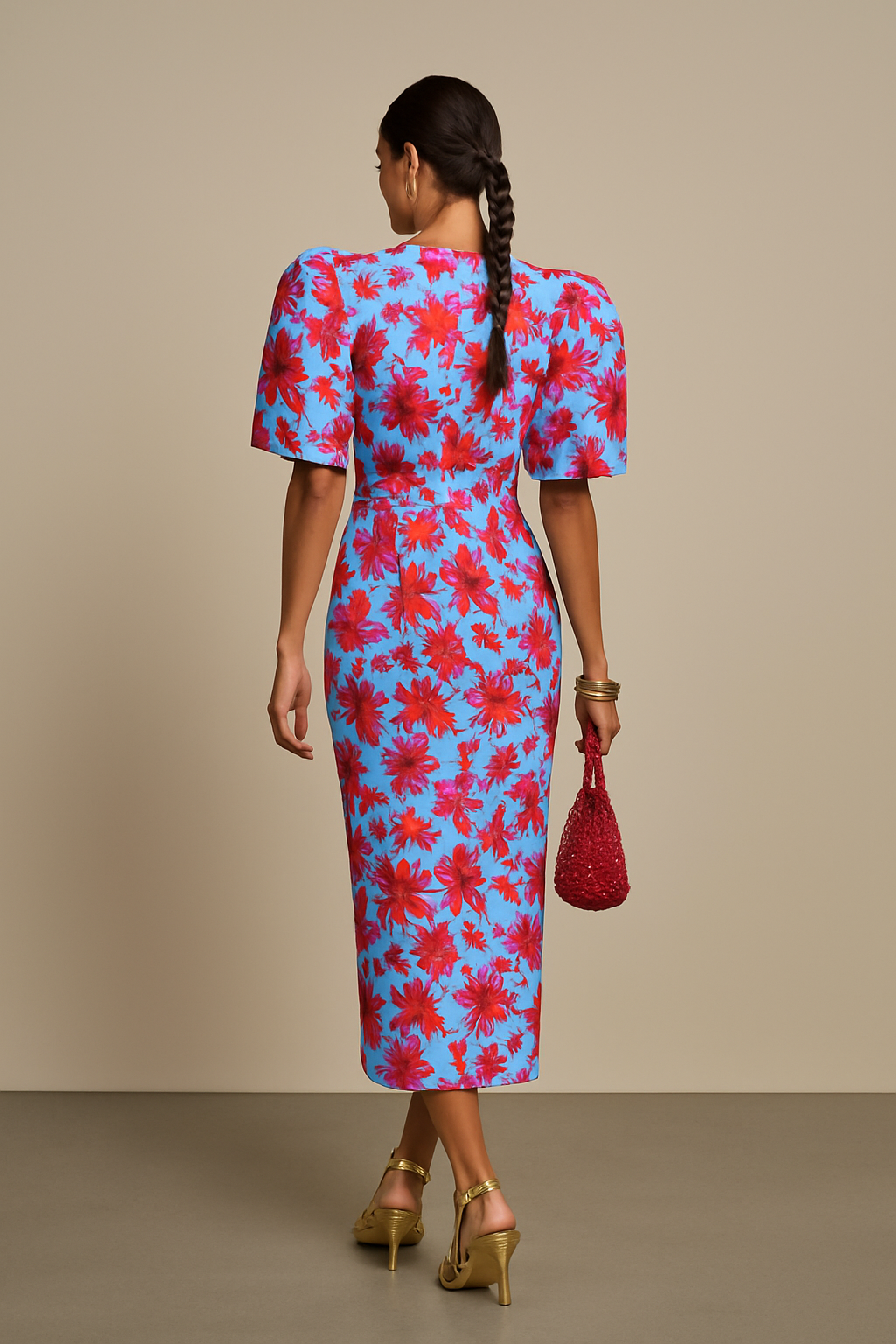 Xylia Printed Dress