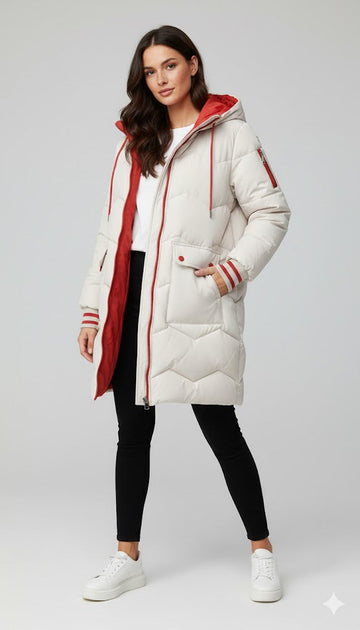 Arden Hooded Down-Cotton Parka