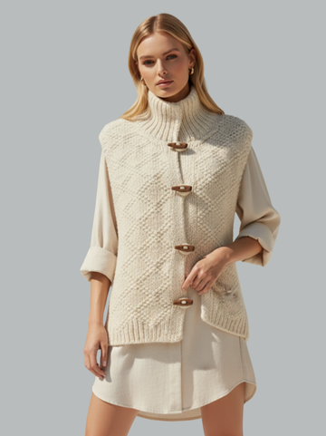 Chesca Sleeveless Cardigan