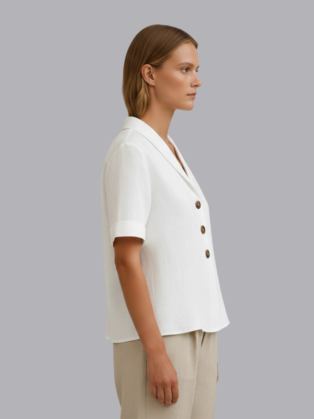 Chic Solid Blouse