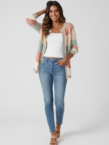 Julia Striped Cardigan