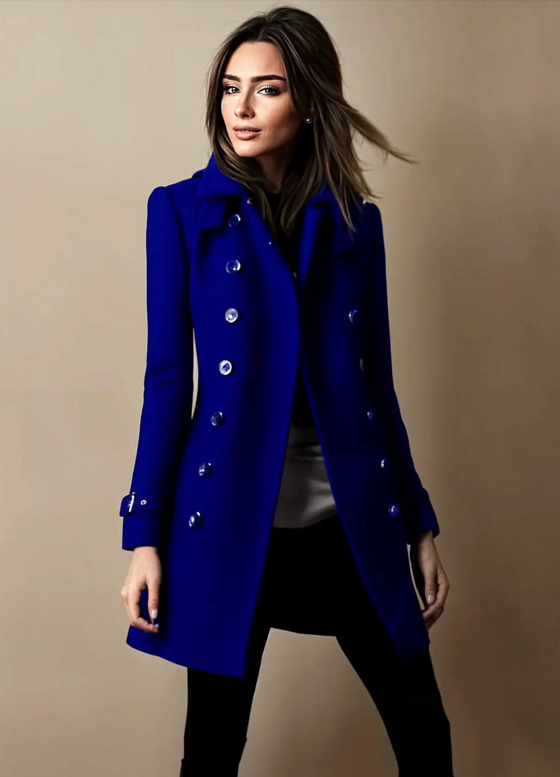 Danica Double-Breasted Coat