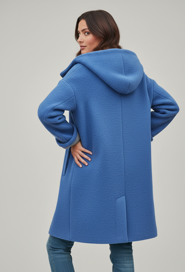 Oversized Wool Blend Coat