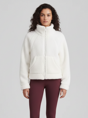 Cocoa Fleece Zip Jacket