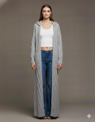 Jasmine Cosy Hooded Cardigan
