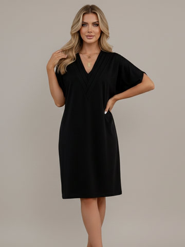 Clarissa V-neck casual Dress