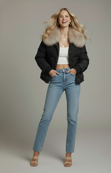 Elowen Fur-Collar Parka