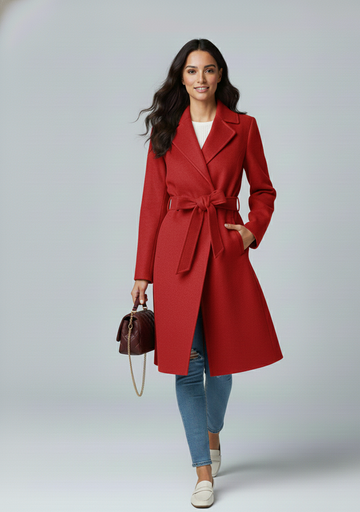 Thalia Spliced Winter Coat