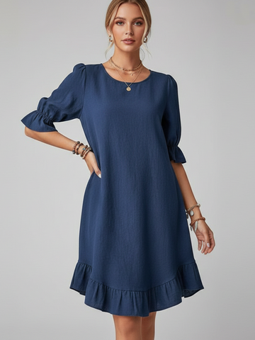 Clarisse Puffed Sleeve Dress