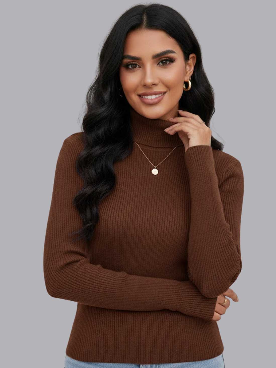 Helen Knitted Turtleneck Sweater