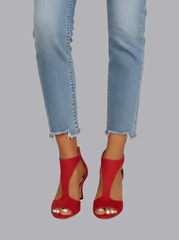 Ora Open Toe Heels