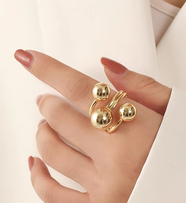 Orb Trio Open Ring