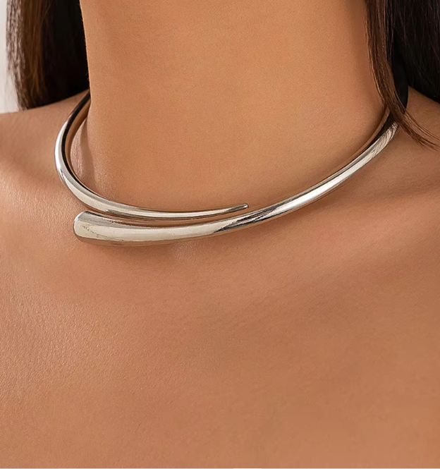 Irregular Water Drop Choker & Bracelet Set
