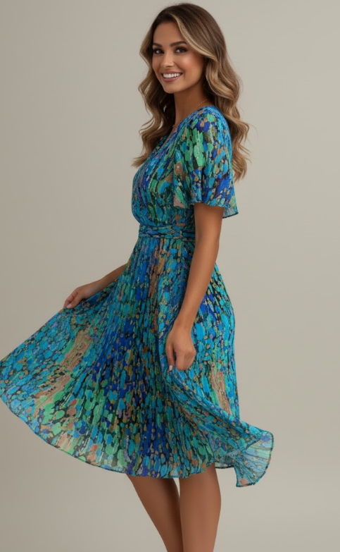 Victoria Elegant Short sleeve Dress