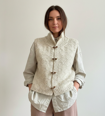 Megan Sleeveless Knitted Vest