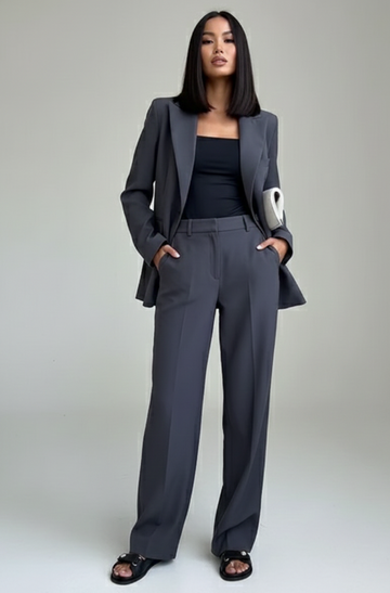 Blazer, Vest and Tailored Trousers Set