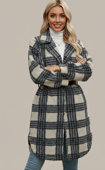 Ysabelle Plaid Jacket