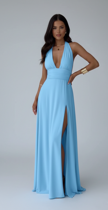 Lexi Long Slit Dress