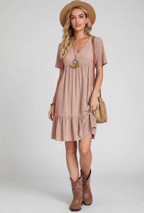 Ashley Short Sleeve Dress