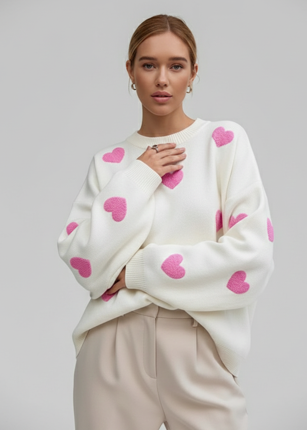 Sienna Cosy Heart Sweater