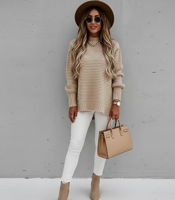 Sofia Loose Knitted Long Sleeve Sweater
