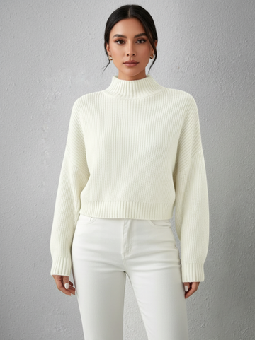 Kara Ribbed Knitted Sweater