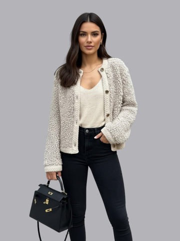 Hailey Cosy Teddy Cardigan