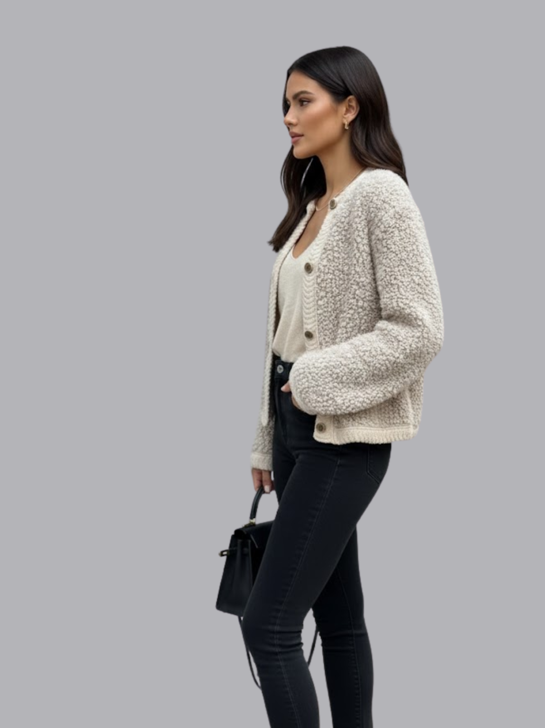 Hailey Cosy Teddy Cardigan