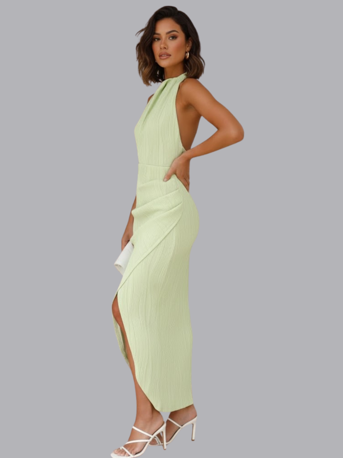 Halee Elegant Pleated Dress